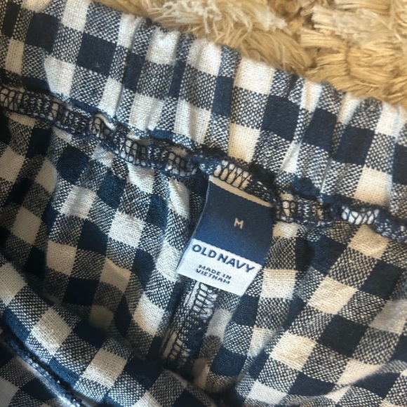 Old Navy Blue and White Checkered Skirt - Picture 3 of 4